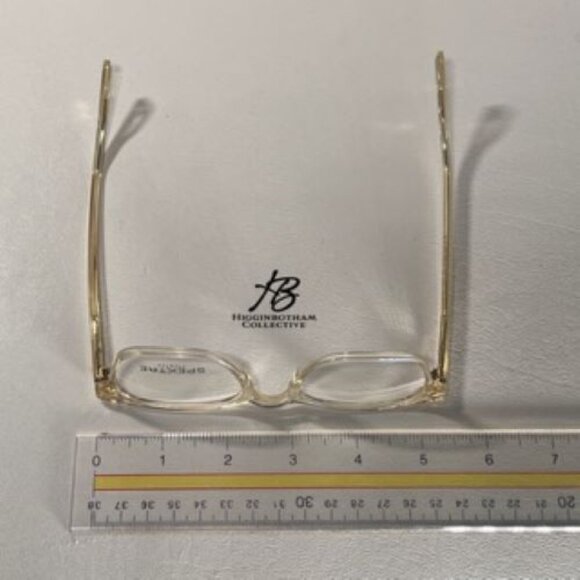 SPEKTRE EYEWEAR GATSBY SQUARE ACETATE EYEGLASS FRAMES CLEAR YELLOW 50-21-145 NEW - Picture 3 of 16